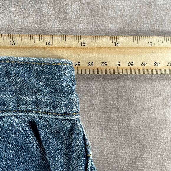 Women’s Levi’s Medium Wash High Waisted Straight Baggy Denim Jeans - Picture 5 of 8